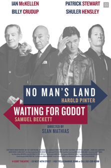 No Mans Land/Waiting for Godot in Repertory Broadway Poster 